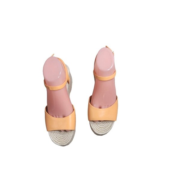 Antonio Melani Women's Size 7.5 M Sandals Cavaaa Leather Espadrille Wedges (59) - Picture 5 of 10